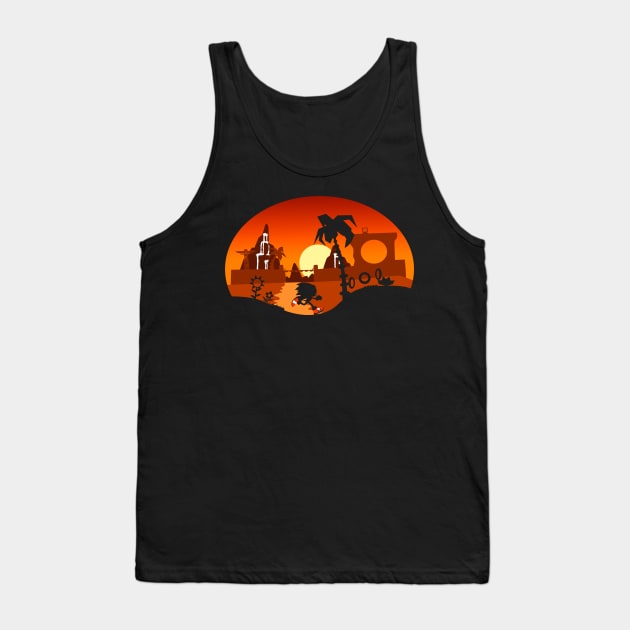 Sunset Hill Zone Tank Top by spdy4